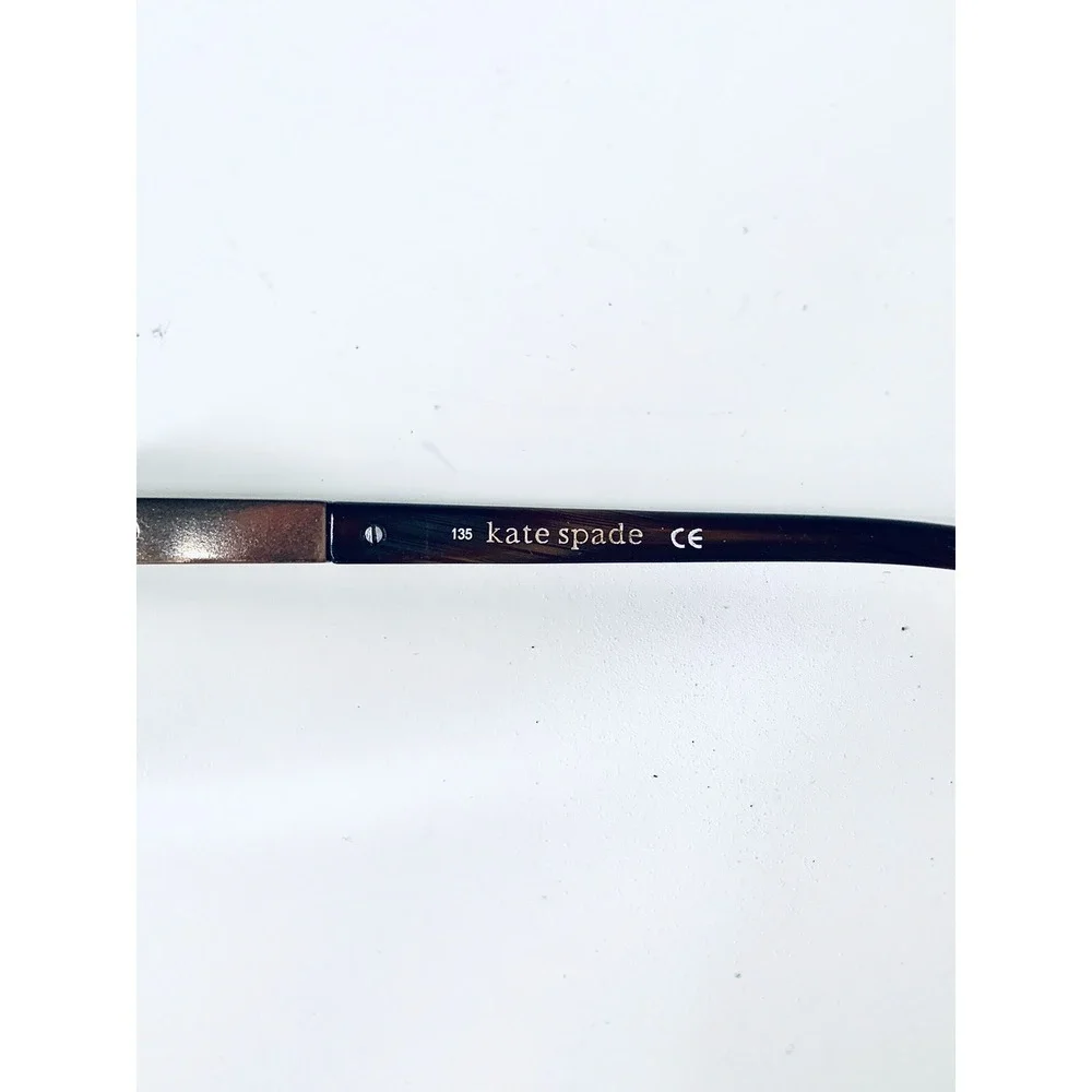 Kate Spade Bronze Gold Metal Frame w Tortoise Temple Glasses Averil 49 16 135